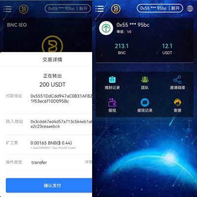 BSC链，抢单类DAPP